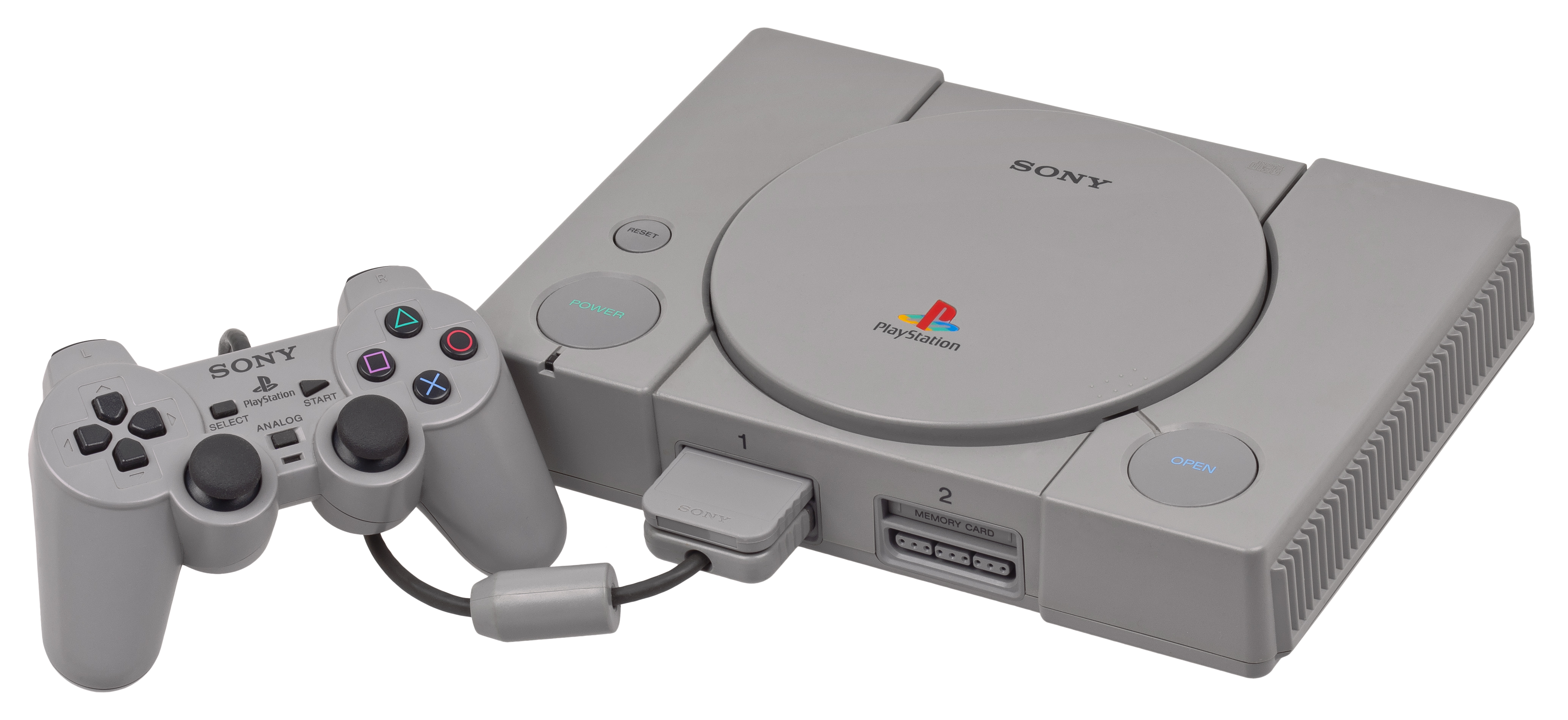 Original PlayStation console illustration